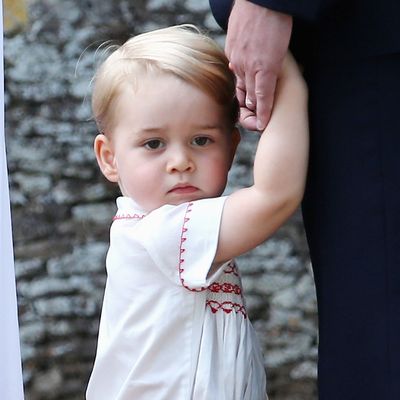 Prince George is gonna wear this expression his whole life.