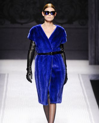 A look from Alberta Ferretti's fall 2012 collection.