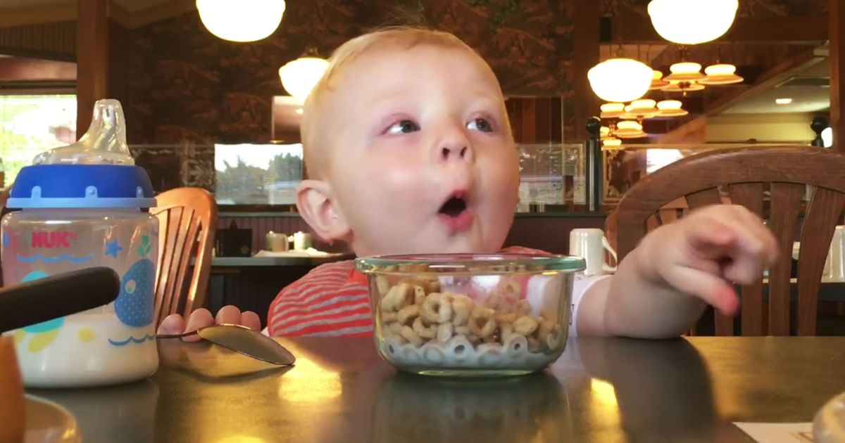 Extremely Cute Baby More Excited by Food Than You’ve Ever Been for ...