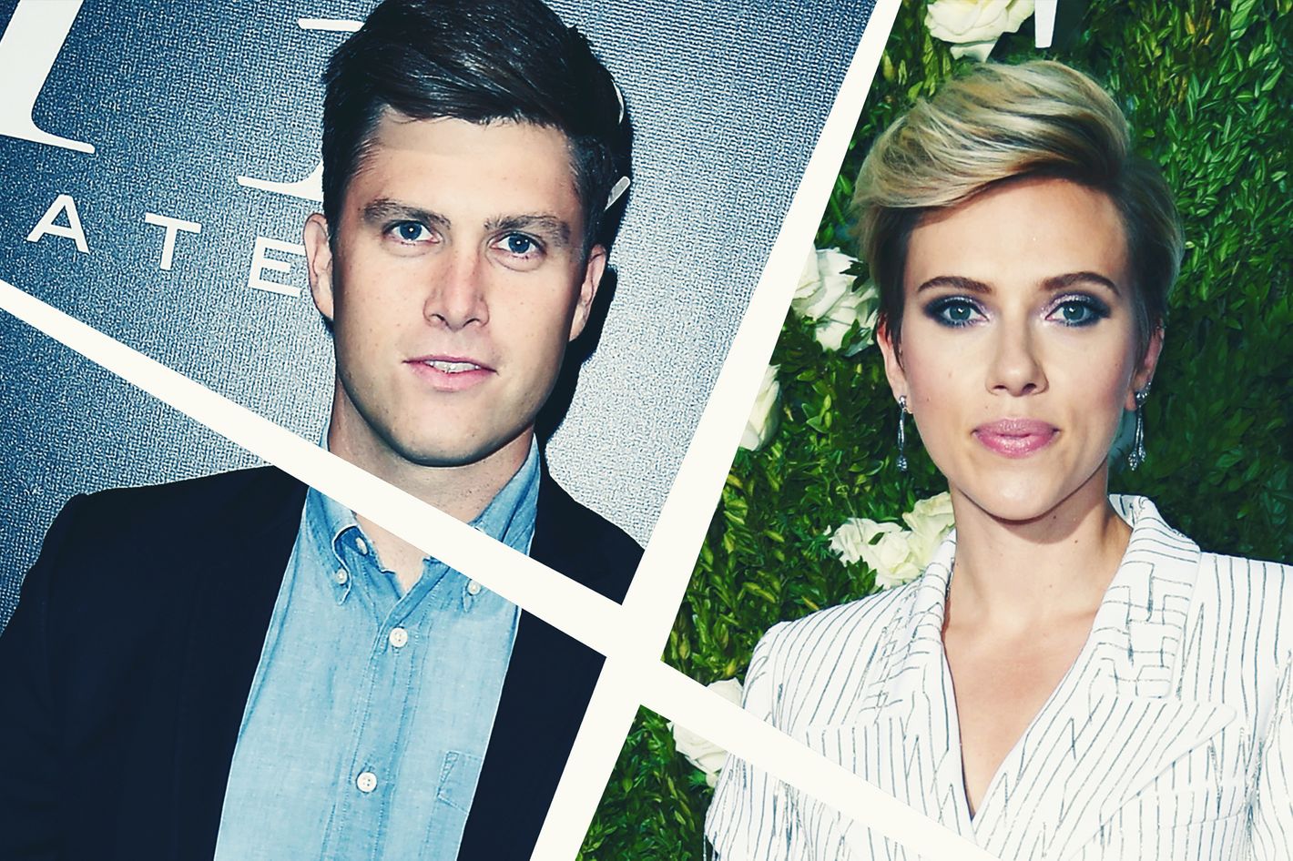 Scarlett Johansson, Colin Jost Kissed in the Rain: Page Six