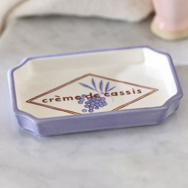 Cerise Ceramic Soap Dish