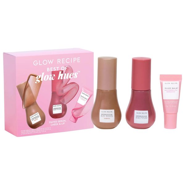 Glow Recipe Best of Glow Hues Tinted Serum, Cheek & Lip Gift Set
