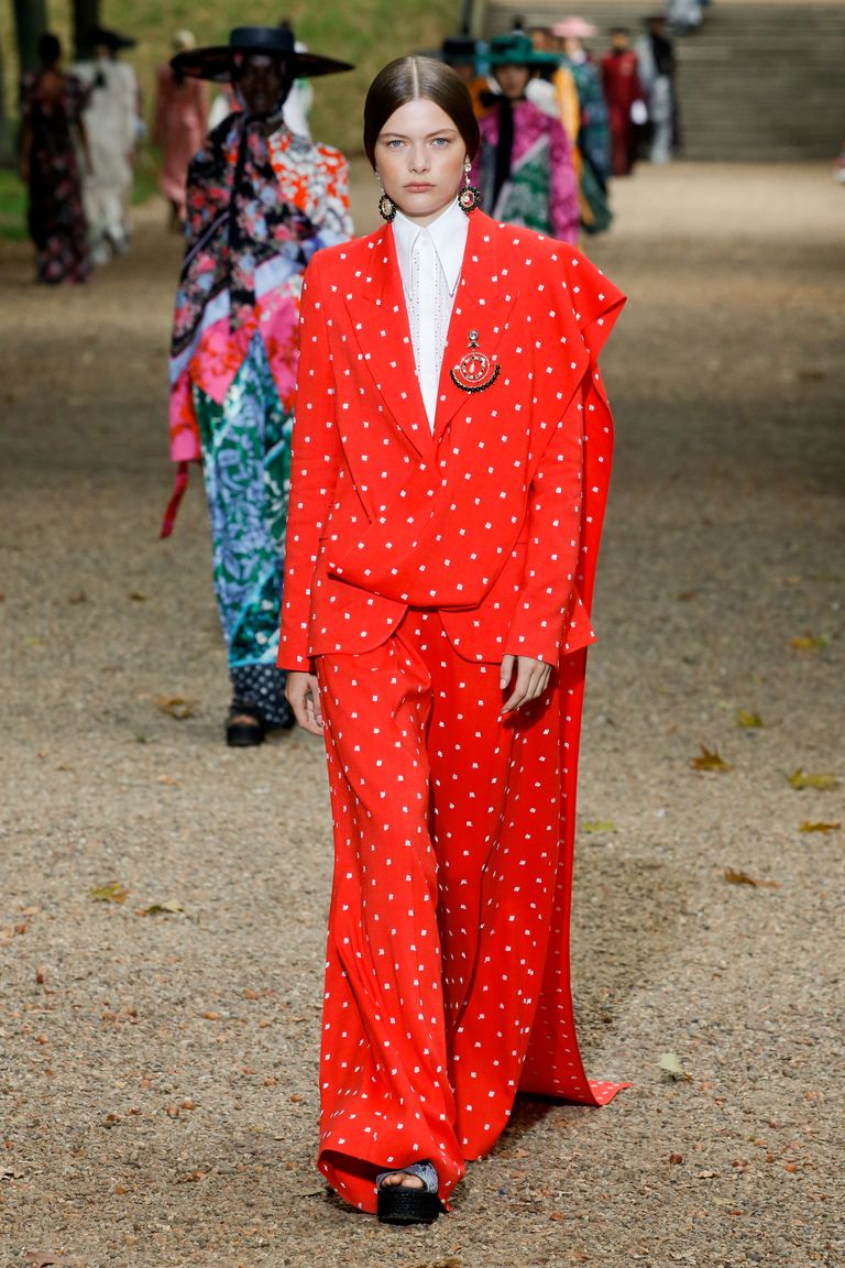 Orange Was a Standout Color Trend at London Fashion Week