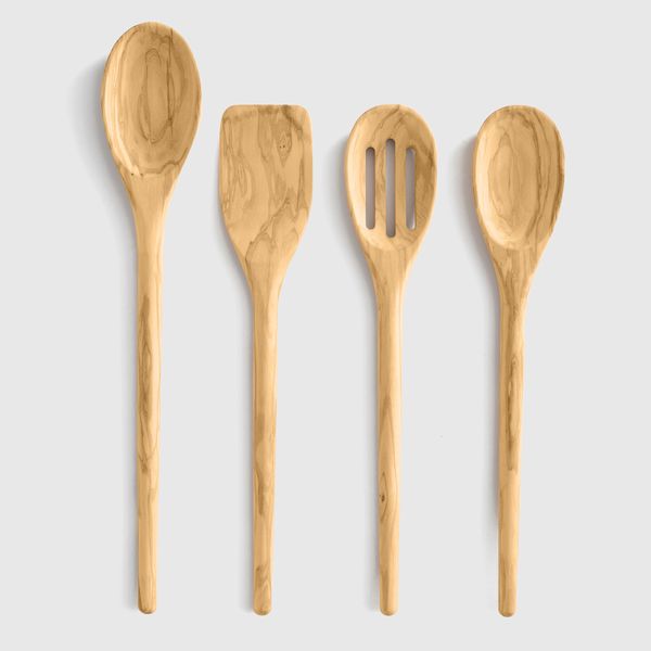 Quince Italian Olivewood Utensil Set