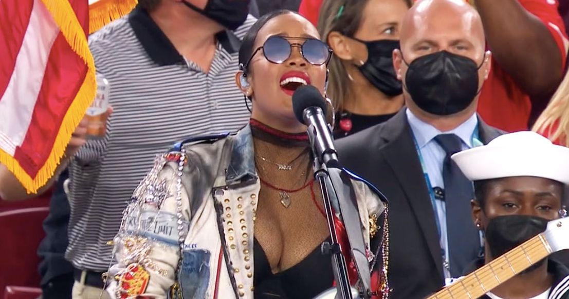 Watch HER singing ‘America the Beautiful’ at the Super Bowl LV