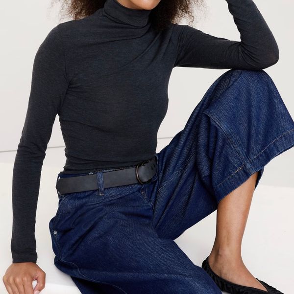 Banana Republic Luxe Wool-Blend Turtleneck T-Shirt