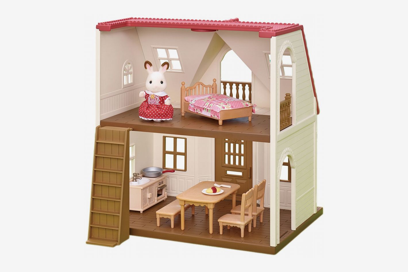 Wooden Dolls Toys Figures Furniture House Family Miniature 7