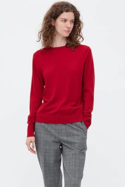 Uniqlo Extra Fine Merino Crew Neck Long Sleeve Sweater