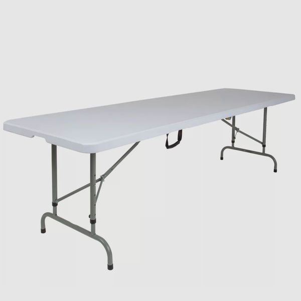 8 ft. Fold-in-Half Table Almond