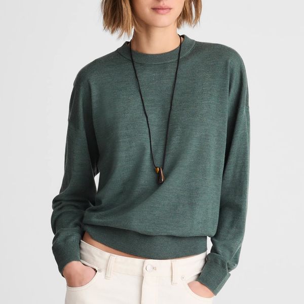 Madewell Drop-Shoulder Sweater in Merino Wool