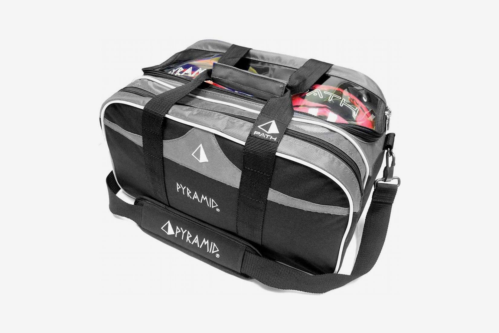One Pair of Bowling Shoes Up to Mens 15 Shoes and Accessories Pyramid Path Pro Deluxe Single Bowling Ball Tote Bowling Bag Holds One Bowling Ball