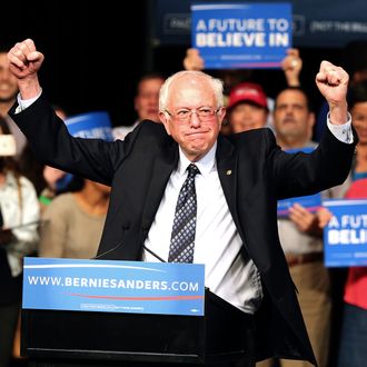 Democratic presidential candidate Bernie Sanders in Florida