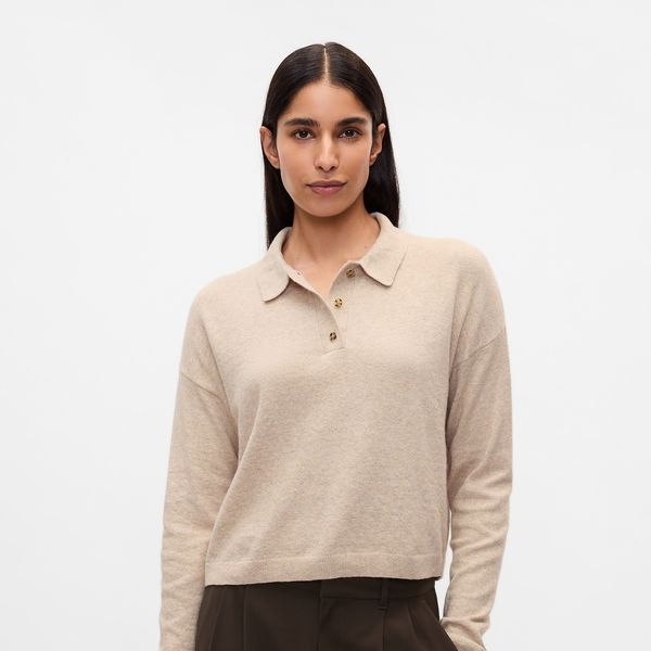 Gap CashSoft Relaxed Polo Sweater