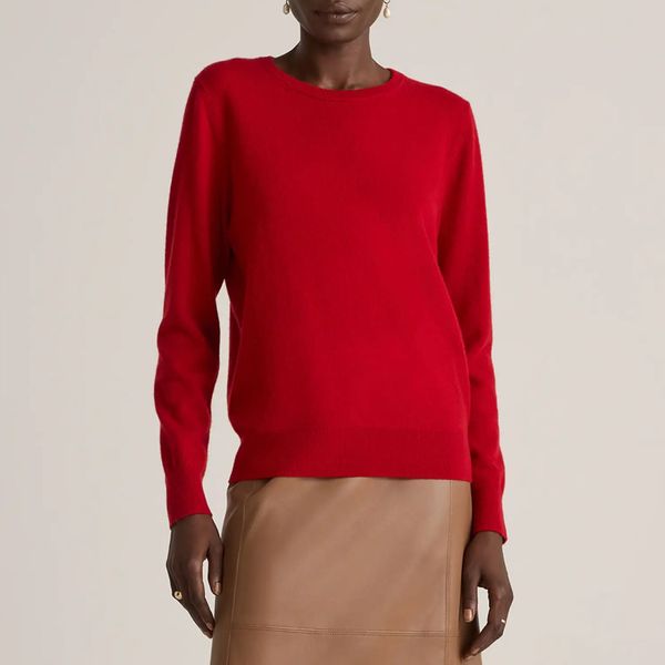 Quince Mongolian Cashmere Crewneck Sweater