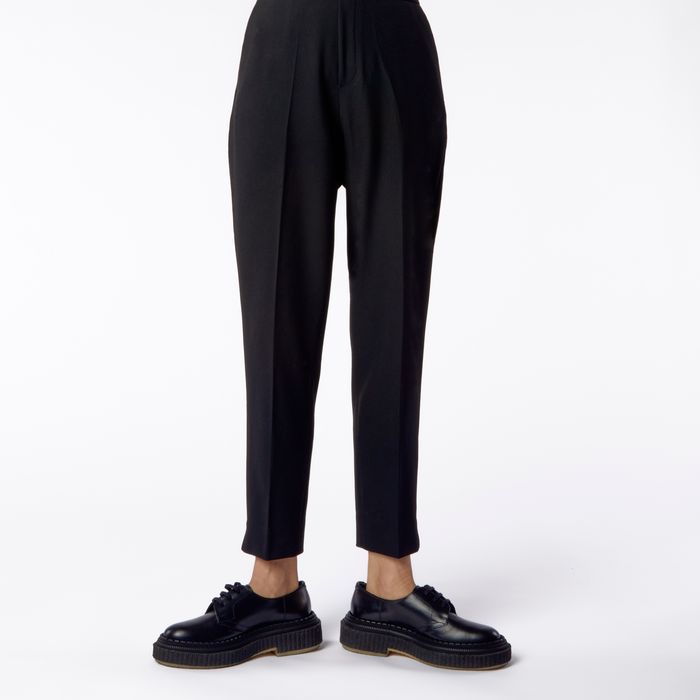 Buy H&M Women Black Wide Trousers - Trousers for Women 12346118 | Myntra-anthinhphatland.vn