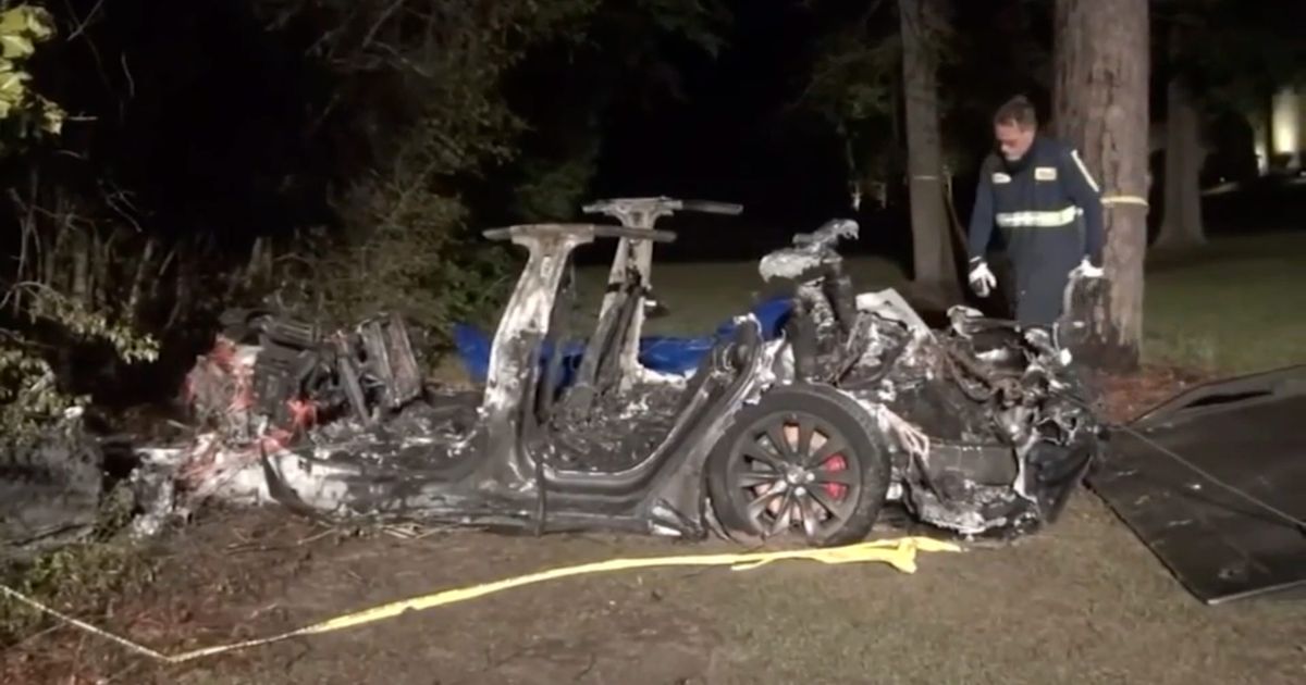 Did a Human or a Computer Crash This Tesla?