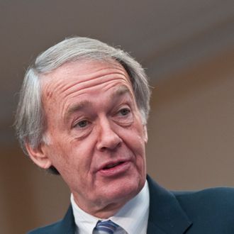 WASHINGTON, DC - MARCH 07: Edward Markey speaks during a Congressional Briefing on Protecting Children and Teen Online Privacy at the Rayburn House Office Building on March 7, 2012 in Washington, DC. (Photo by Kris Connor/Getty Images)