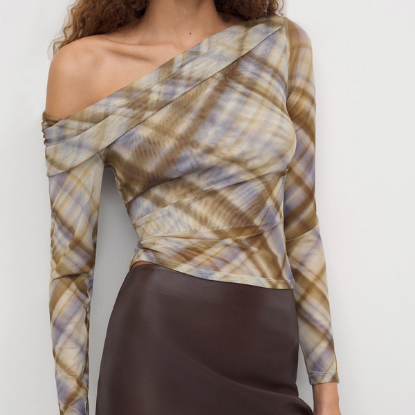 Reformation Elio Cowl Neck Top