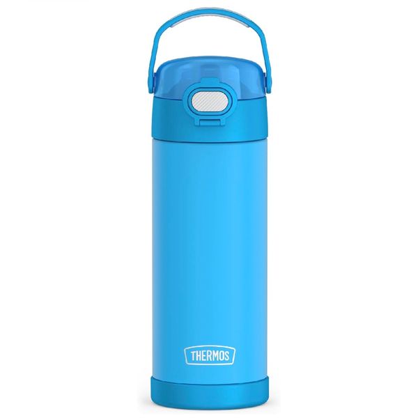 Thermos Funtainer, 16-Ounce Stainless-Steel Water Bottle (No Straw)