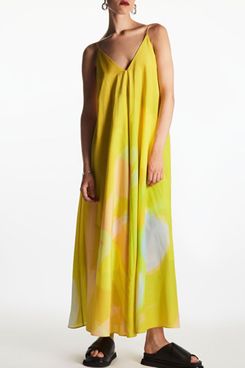 Maxi dress with Cos print