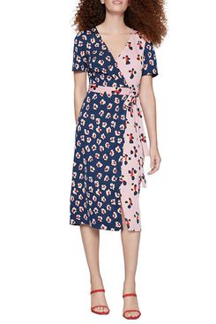 BCBGeneration Short Sleeve Wrap Dress