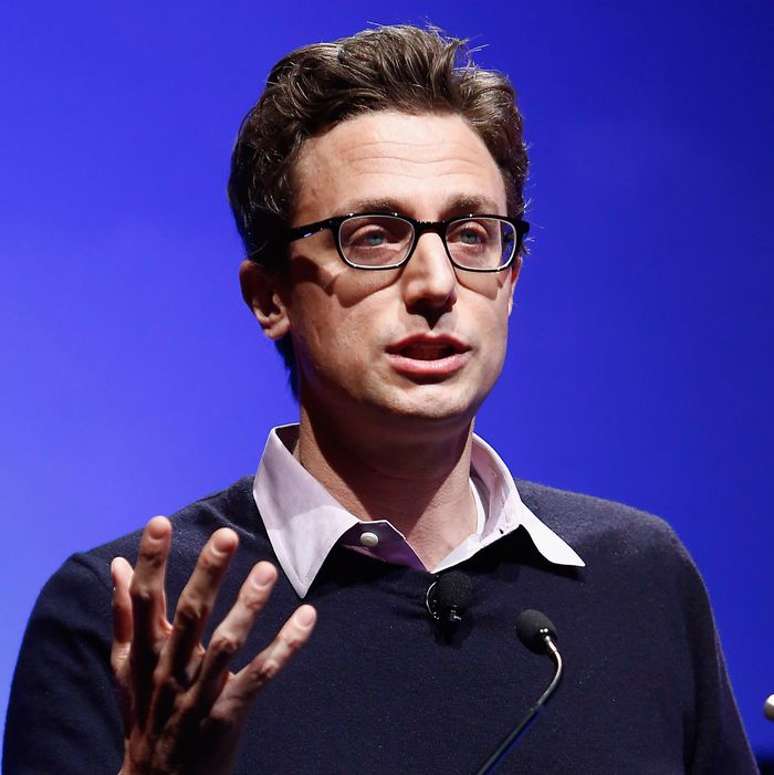 Jonah Peretti of Buzzfeed speaks onstage at the TechCrunch Disrupt NY 2013 at The Manhattan Center on April 29, 2013 in New York City. 