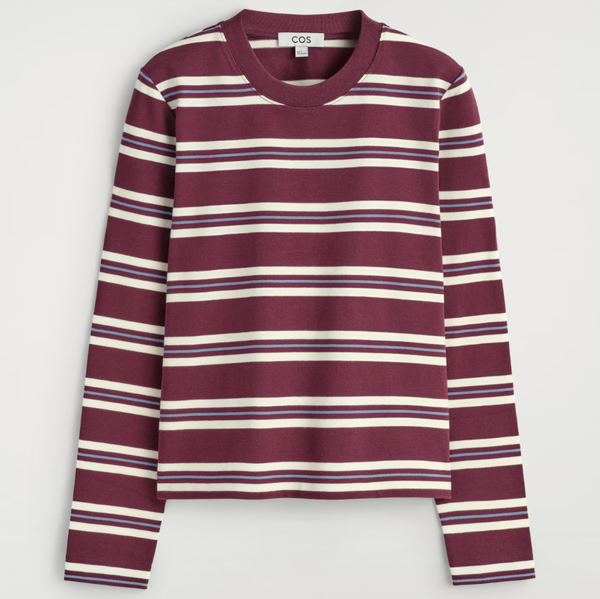 Cos Clean Cut Long-Sleeved T-Shirt