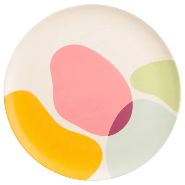 Poketo Bamboo Salad Plate Set - Boulders