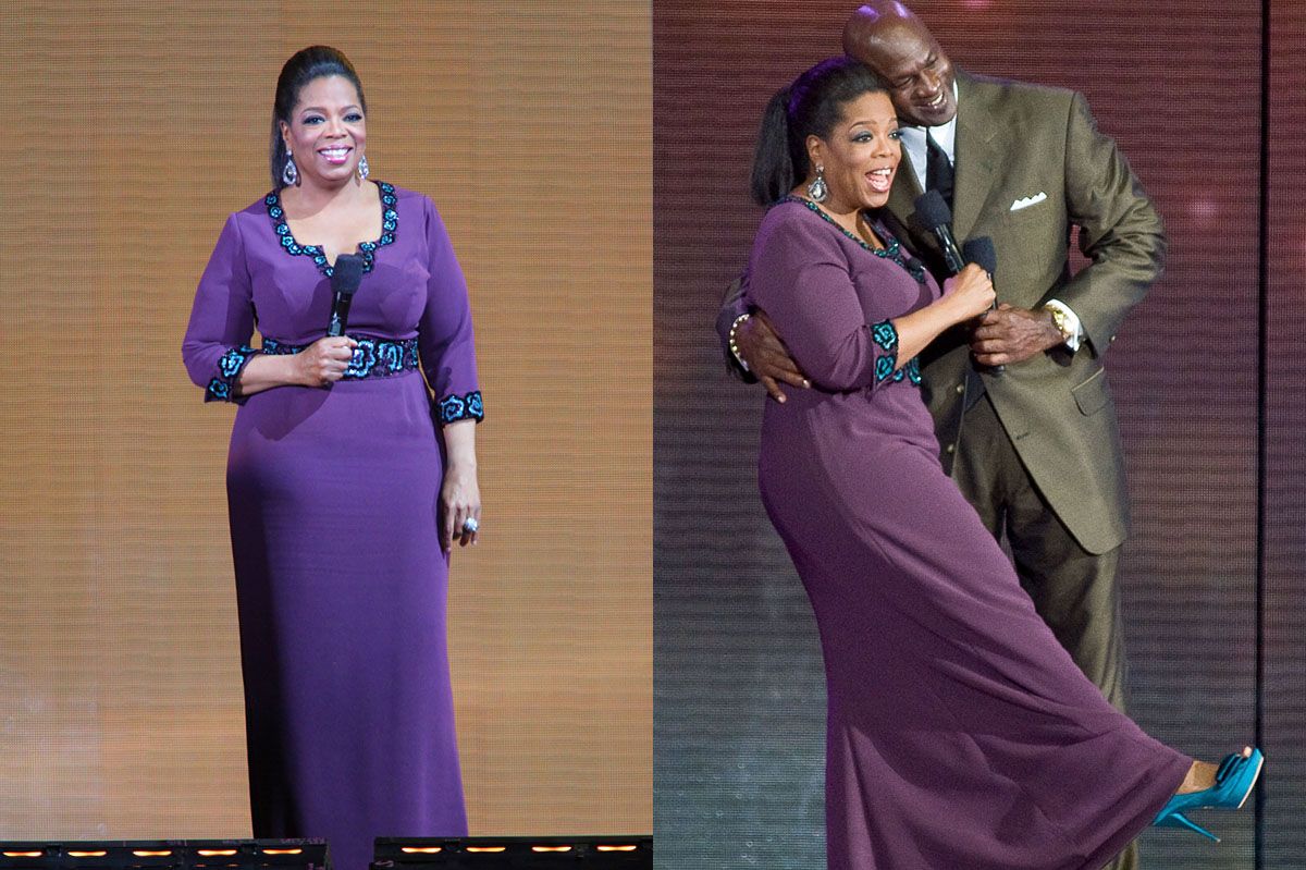 Oprah Wore the Color Purple for Her Farewell Spectacular