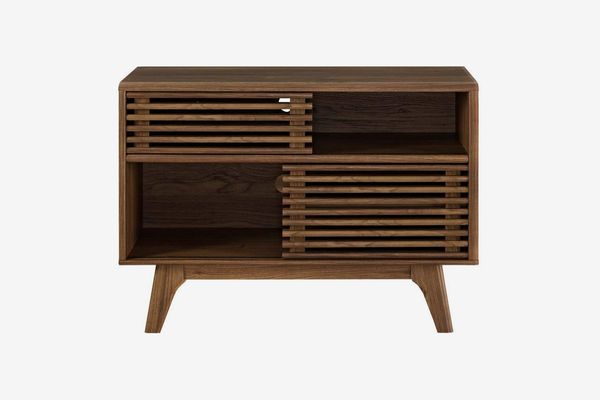 Modway Render Mid-Century Modern Two-Tier Display Stand