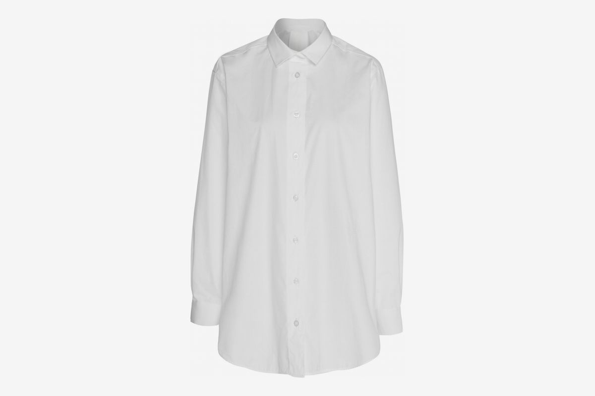 womens dressy white button down shirt