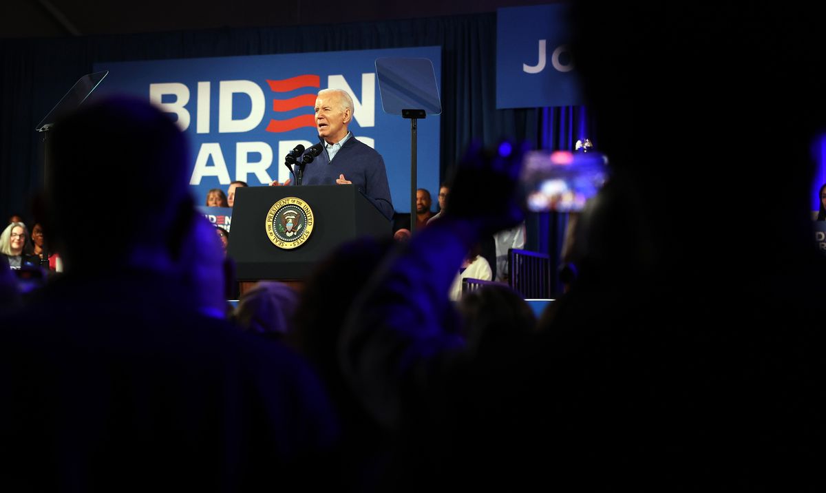 President Biden Holds Campaign Event In Pennsylvania