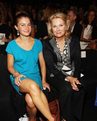 Chloe Malle and mom Candice Bergen.