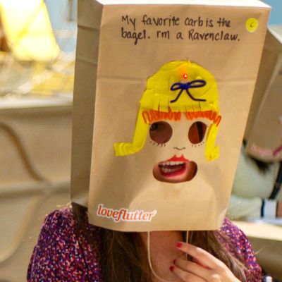 Singles take blind dating to new level — by wearing paper bags