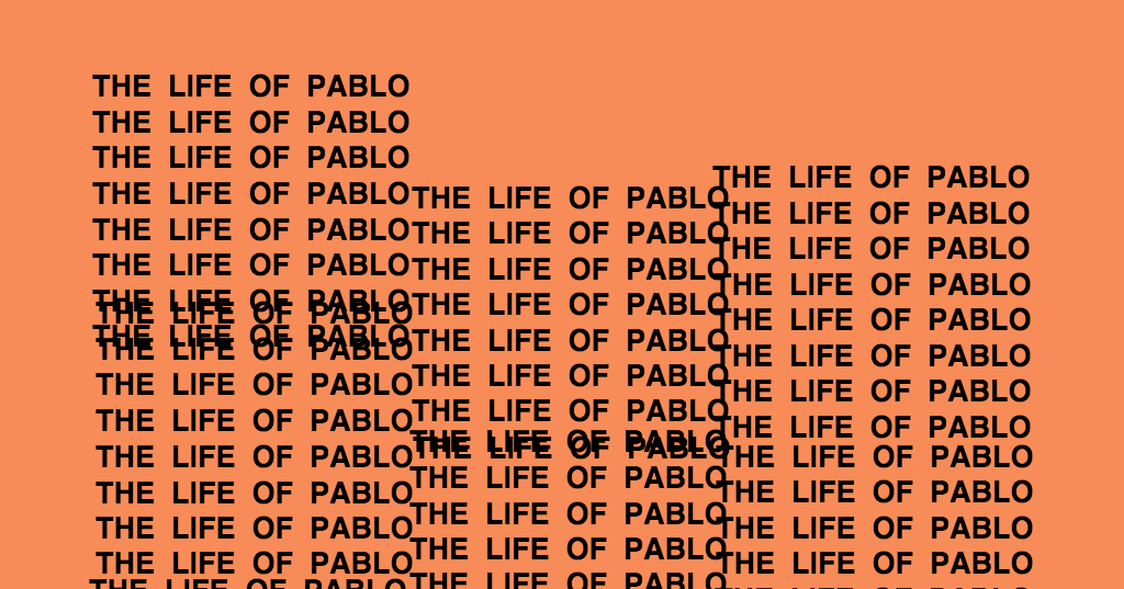 Kanye Wests The Life of Pablo is now on Spotify  British GQ  British GQ