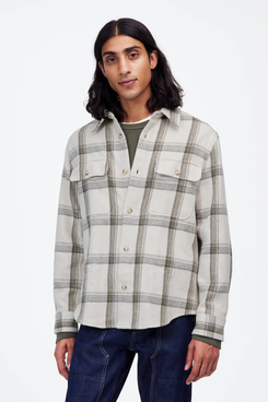 Madewell Brushed Easy-Shirt Jacket