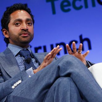 Chamath Palihapitiya of Social+Capital Partnership speaks onstage at the TechCrunch Disrupt NY 2013 at The Manhattan Center on April 29, 2013 in New York City. 