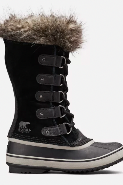 black winter boots ladies