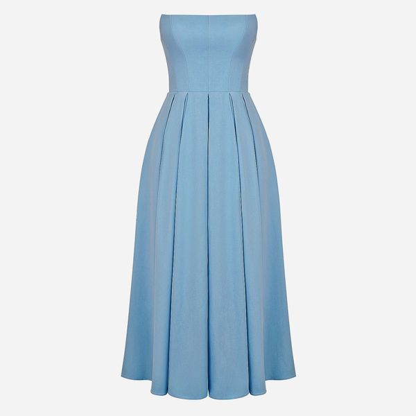 House of CB Audrey Tuscan Blue Dress