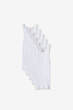 Hanes Ultimate Men's Comfortblend Tank with FreshIQ, Pack of 5