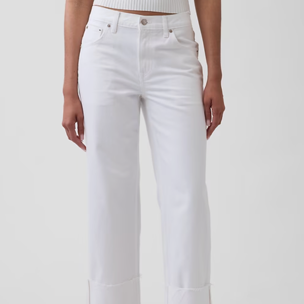 Gap Low Slung Relaxed Crop Jeans
