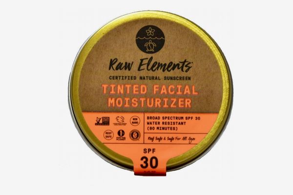 Raw Elements Tinted Facial Moisturizer Certified Natural Sunscreen