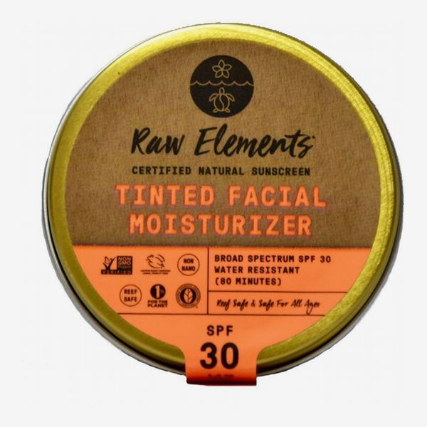 Raw Elements Tinted Facial Moisturizer Certified Natural Sunscreen
