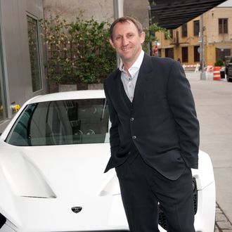 Owner of Hotel Gansevoort in the Meatpacking District Arik Kislin attends the Zenvo ST1-50S unveiling at Hotel Gansevoort on November 17, 2011 in New York City.