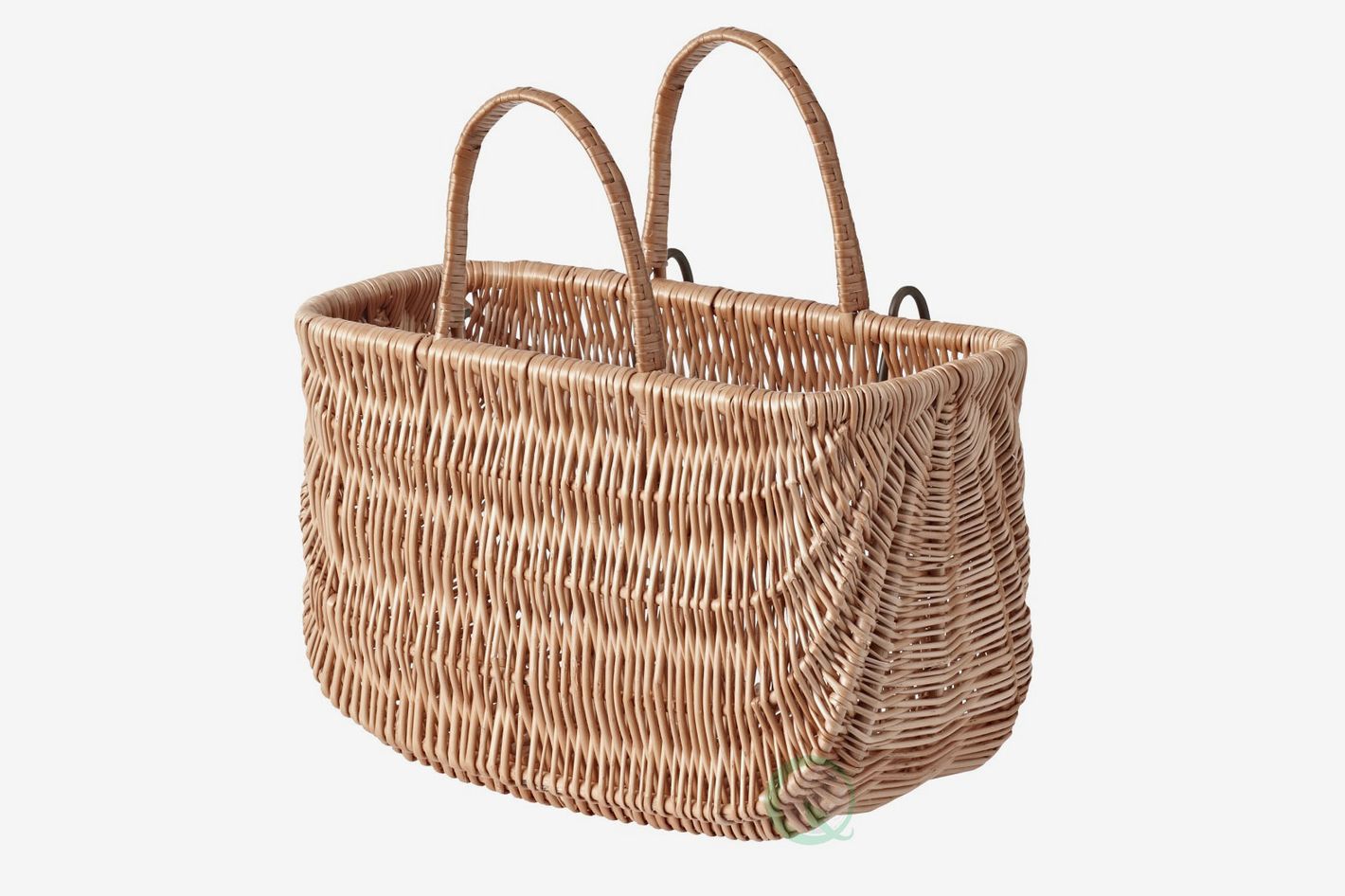 Wicker Shopping Basket Two Handles Small 