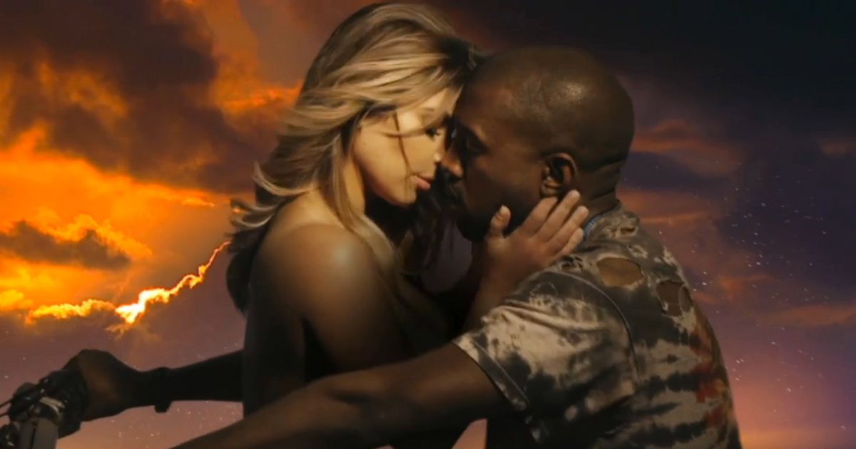 《Bound 2》影片：Kanye 和裸照 Kim 騎摩托車