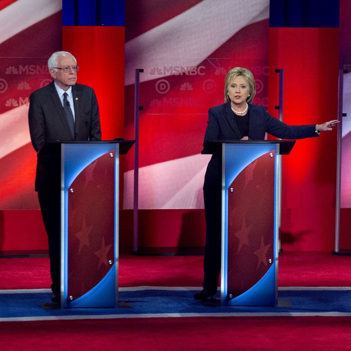 Clinton and Sanders Clash Over Competing Visions for the Democratic Party