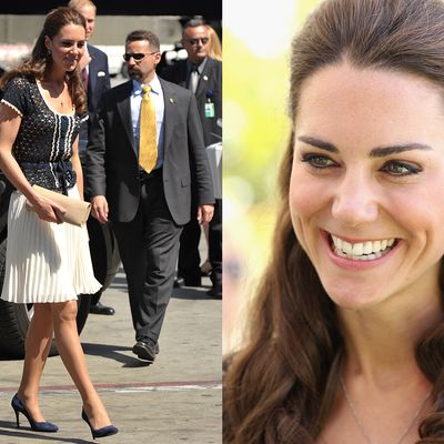 Kate Middleton wearing a look from Whistles in L.A.