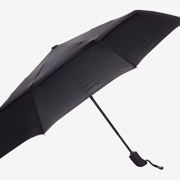 Amazon Basics Automatic Travel Umbrella, With Wind Vent