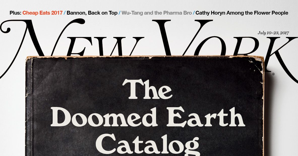 The Cover of ‘New York’ Magazine The Doomed Earth Catalogue New